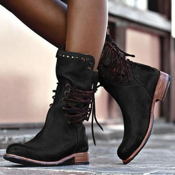 Ciss™ Vintage Lace-Up Boots