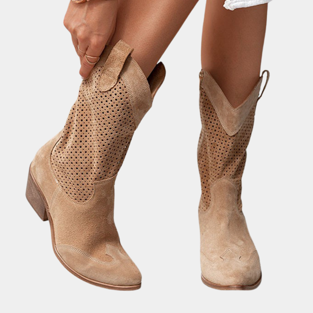 Rachelle™ Cowboy Style Orthopedic Boots