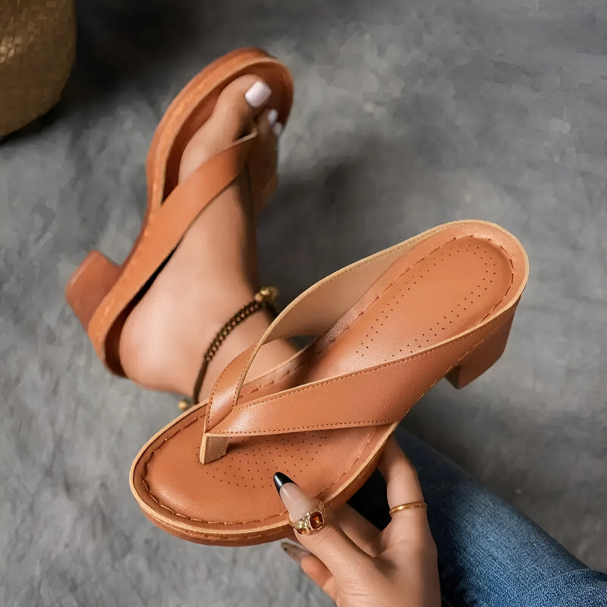 Geneva™ Elegant High-Heeled Mule