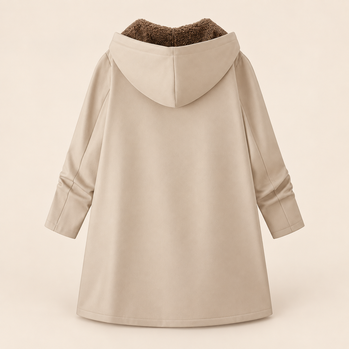 Lillian™ | Cozy Sherpa-Lined Hooded Coat