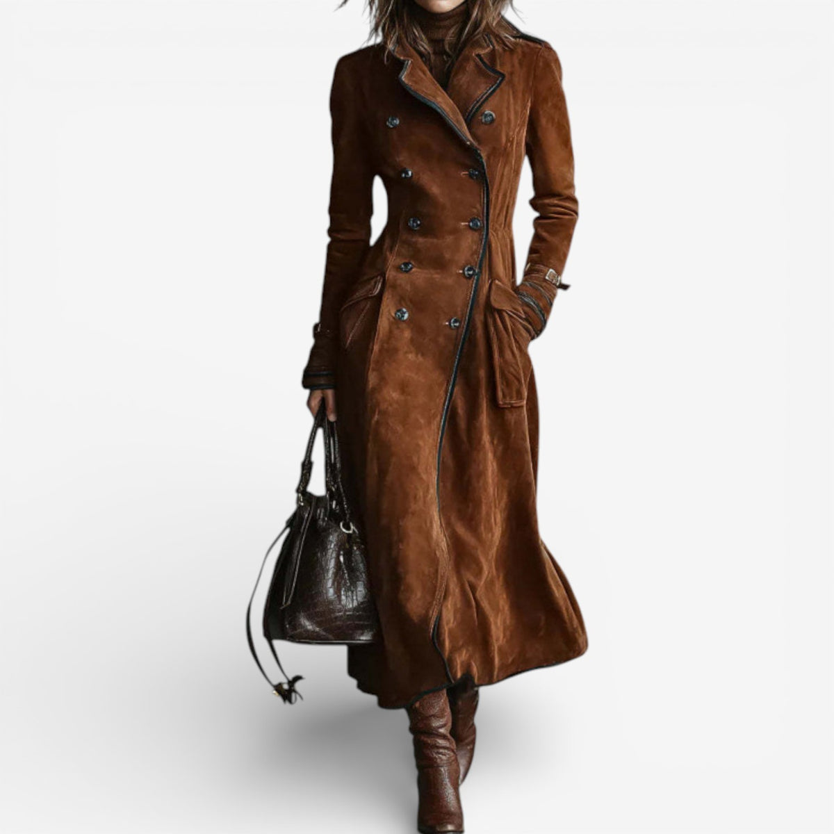 Israela™ Elegant Suede Coat