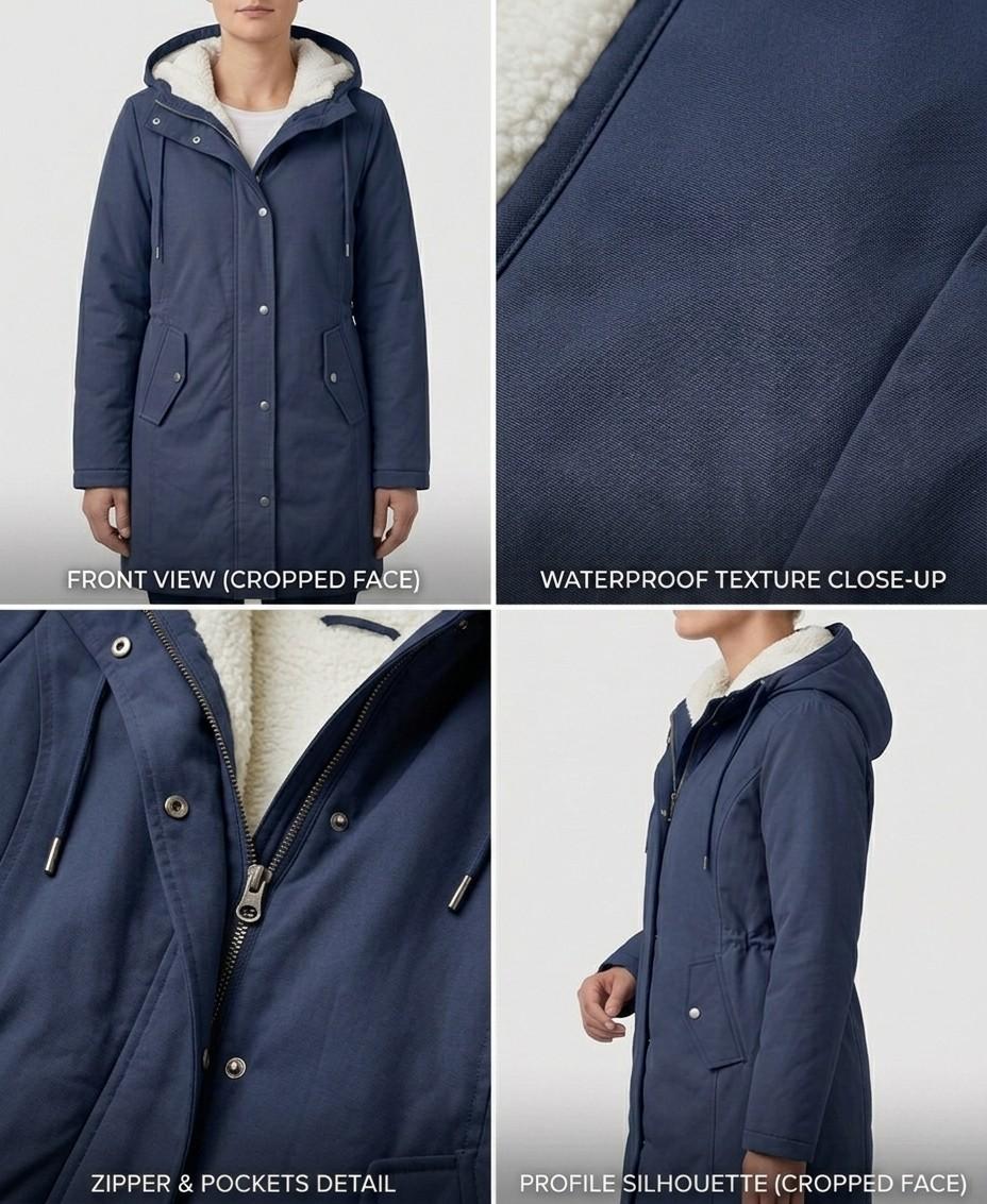 Audrey | Hooded Winter Coat