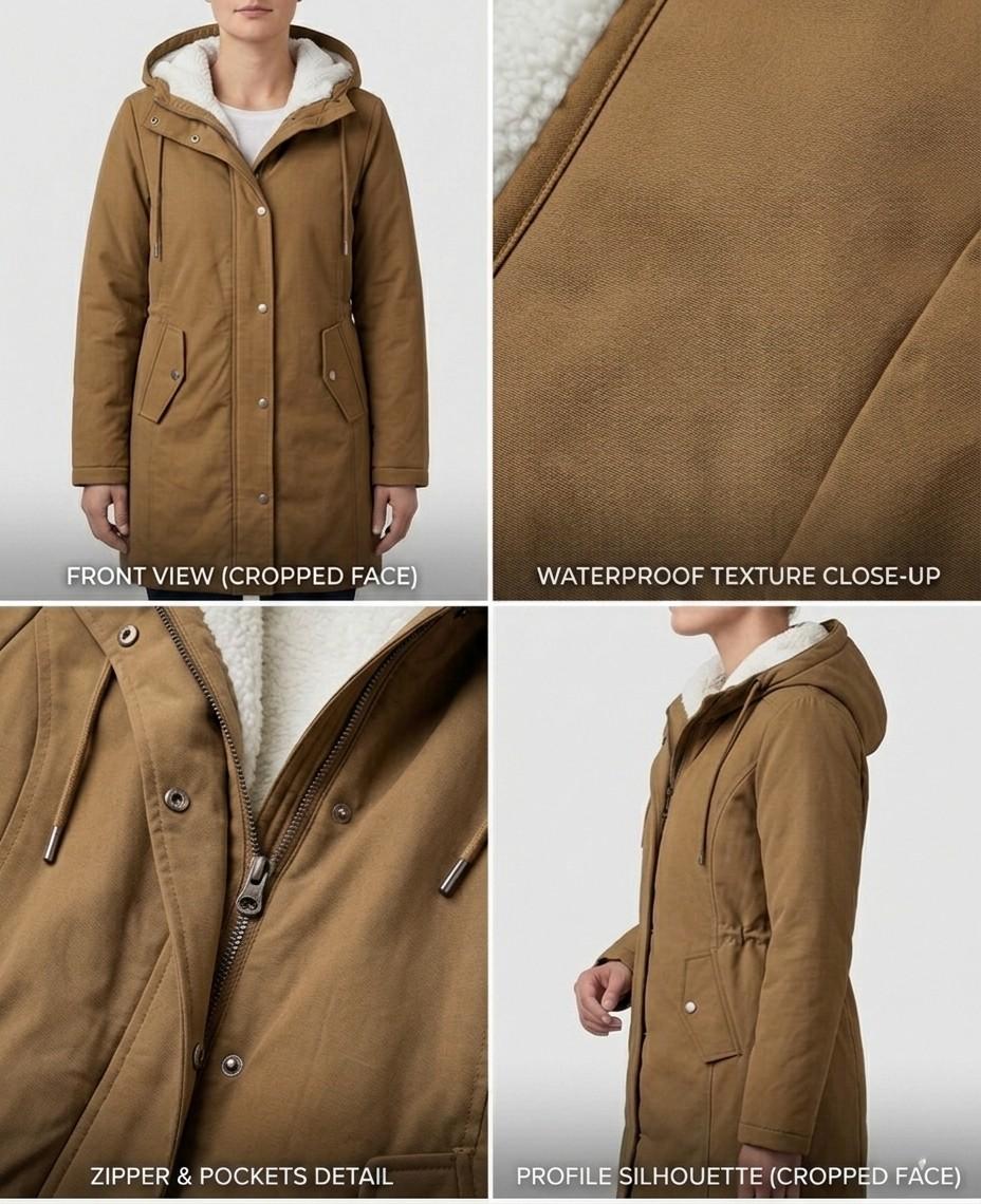 Audrey | Hooded Winter Coat