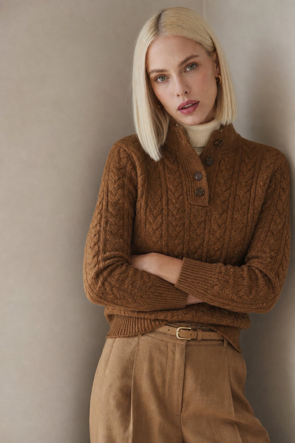 Estelle | Button-Up Cashmere Sweater