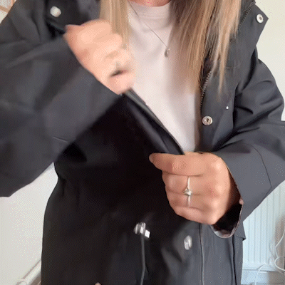 Sofia | Waterproof 3-in-1 Detachable-Hood Rain Coat