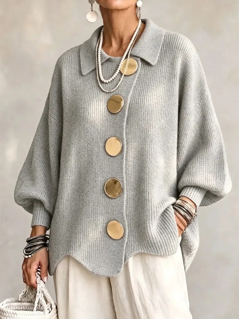 Eleanor| Oversized Button Cardigan