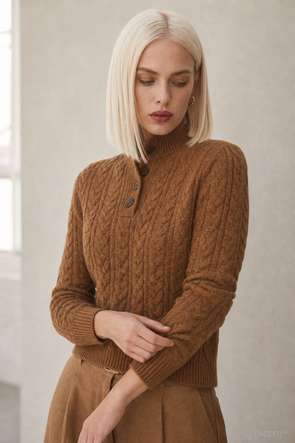 Estelle | Button-Up Cashmere Sweater