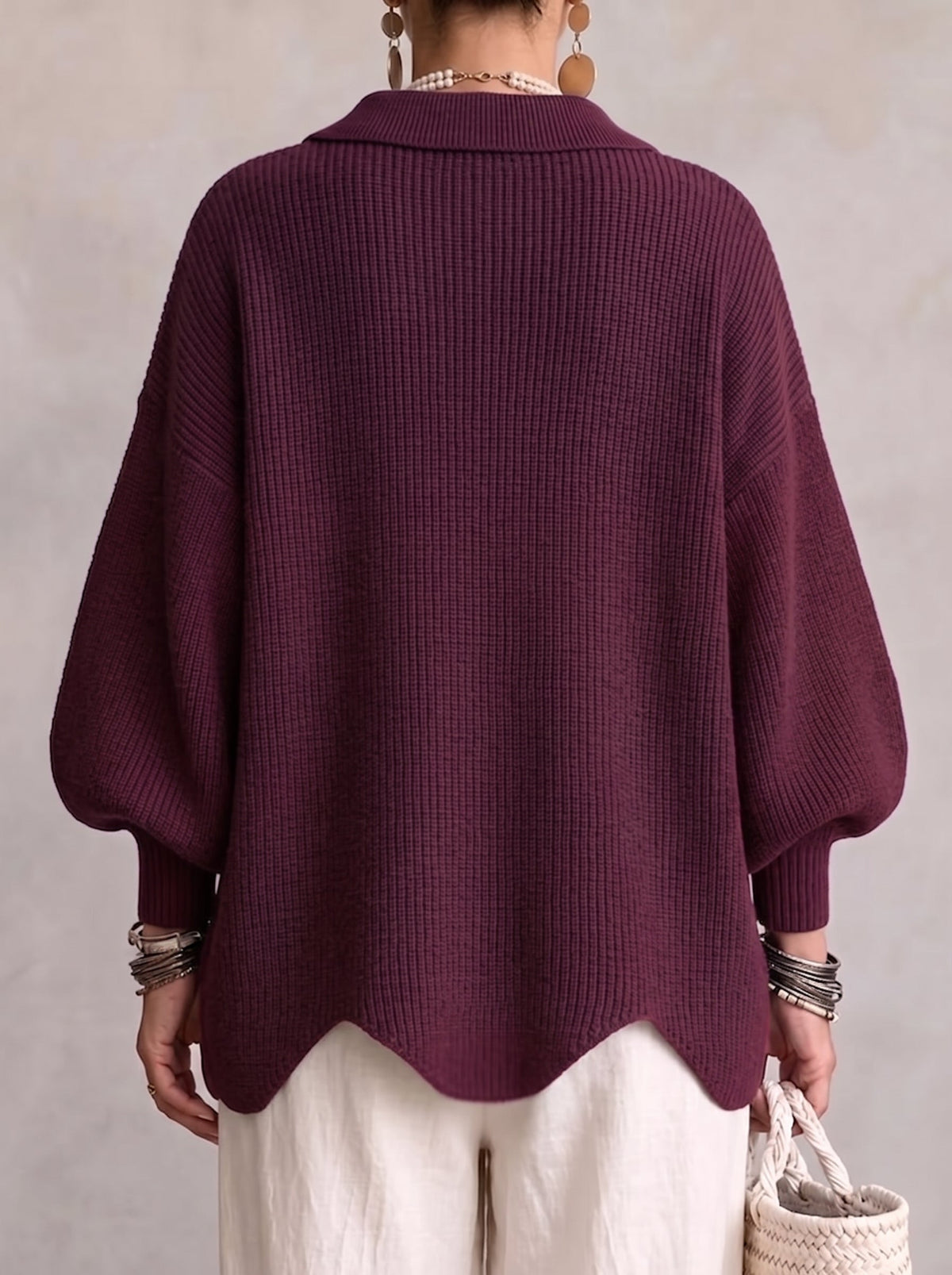 Eleanor| Oversized Button Cardigan