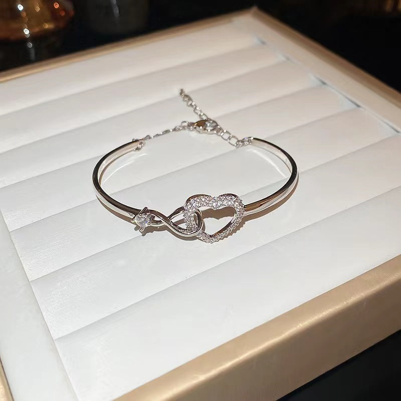Mother & Daughter - Infinity Heart Bracelet