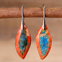 Orange and blue stone