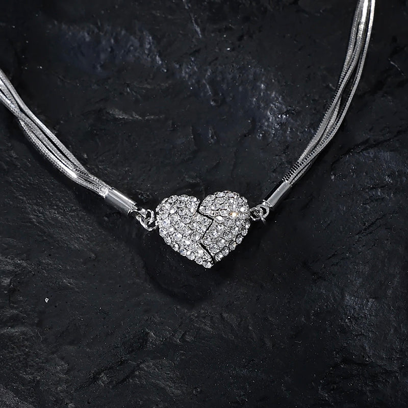 Magnetic Love Patchwork Necklace
