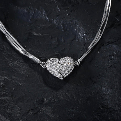 Magnetic Love Patchwork Necklace