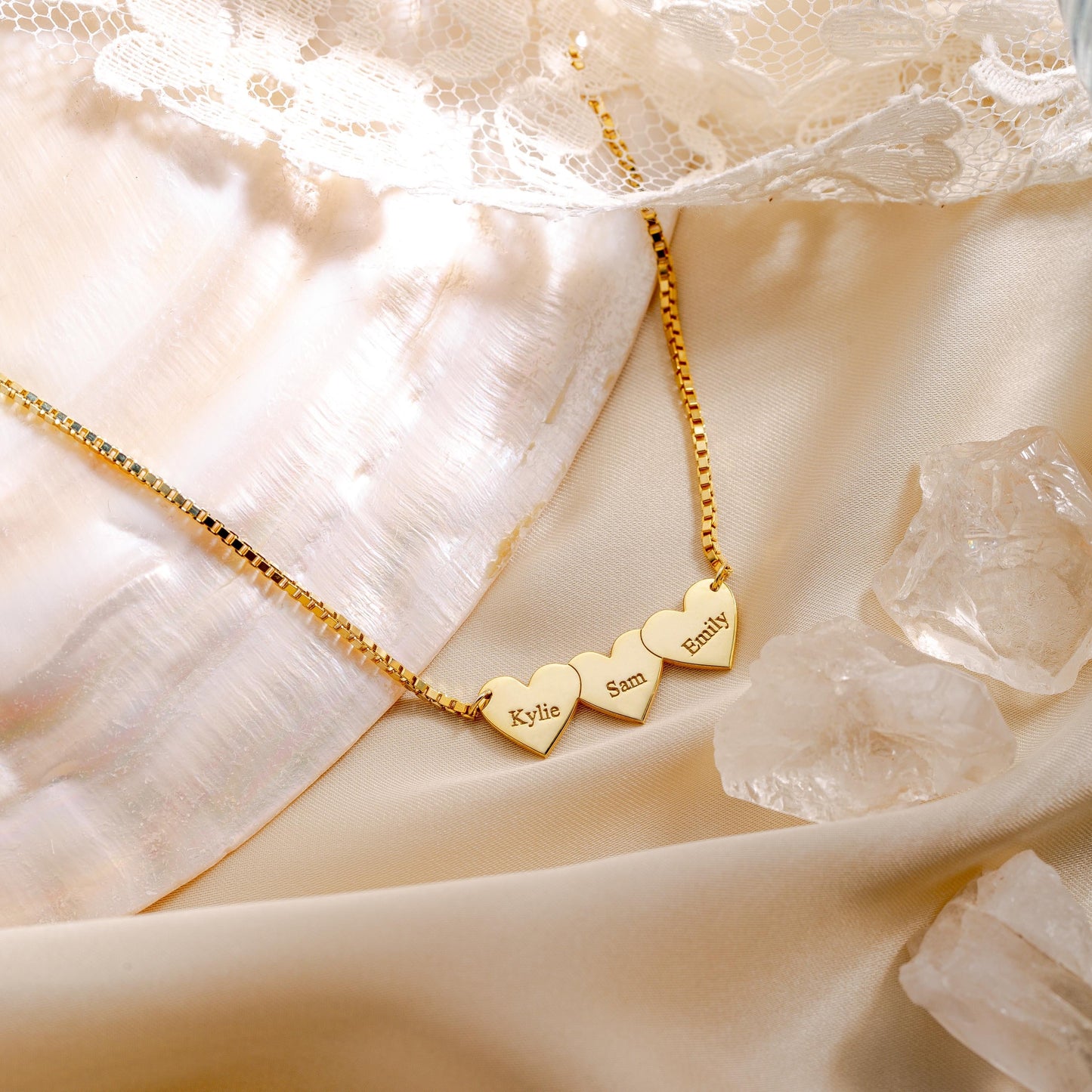 Personalized One-piece Heart-shaped Name Necklace