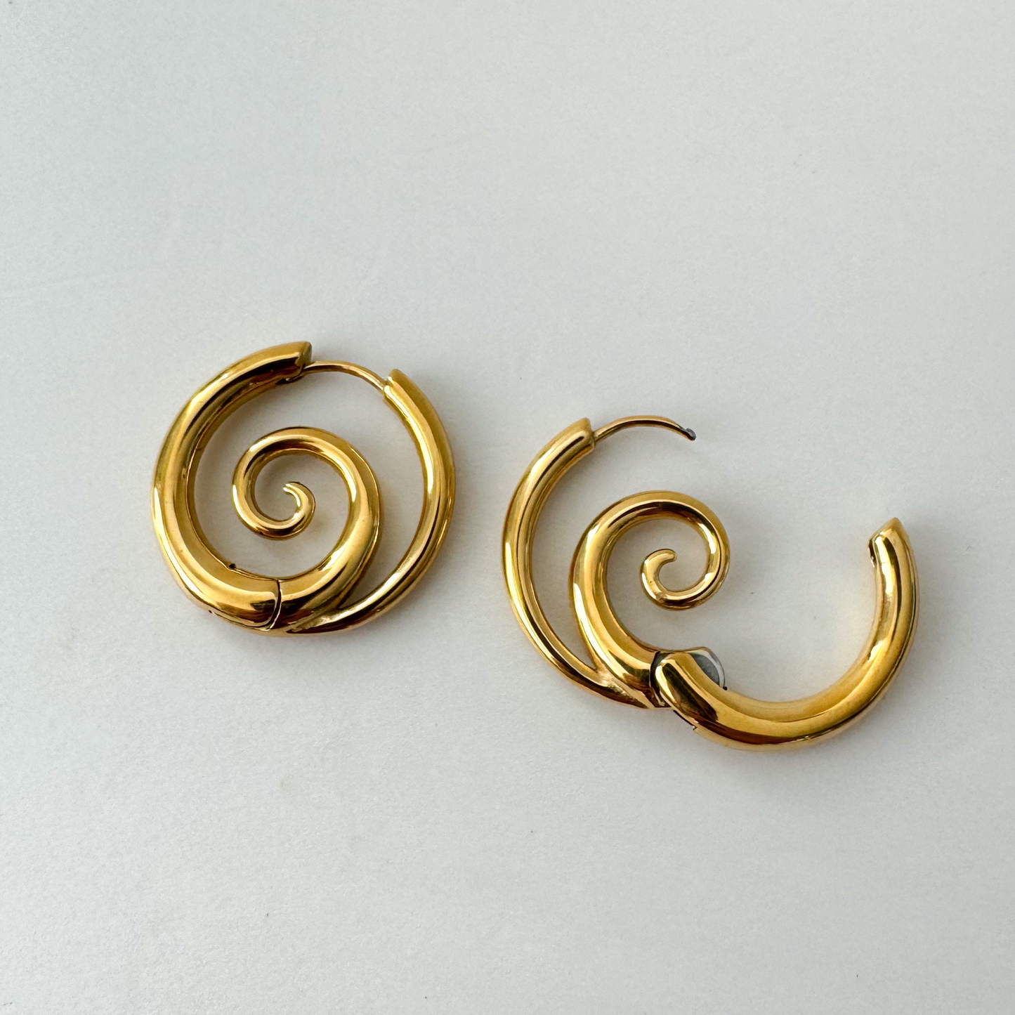 Spiral Hoop Earrings