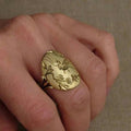 Gold Bird Nature Inspired Ring