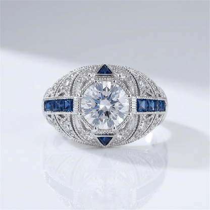 SILVER VAULT RING