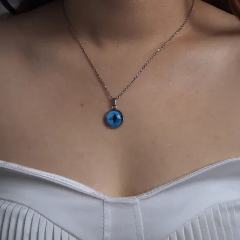 Custom Pet Eye Necklace