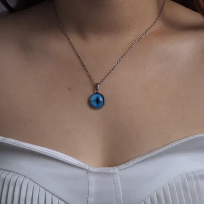 Custom Pet Eye Necklace