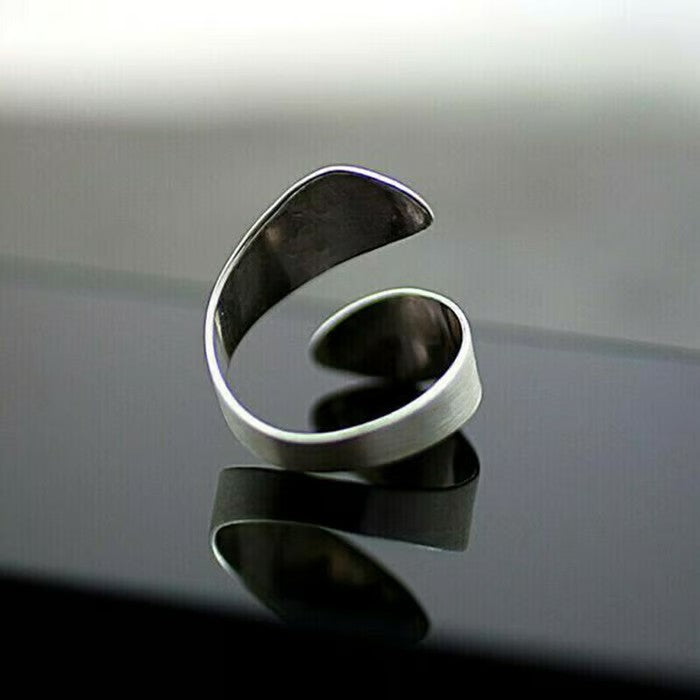 Silver Dandelion Rings