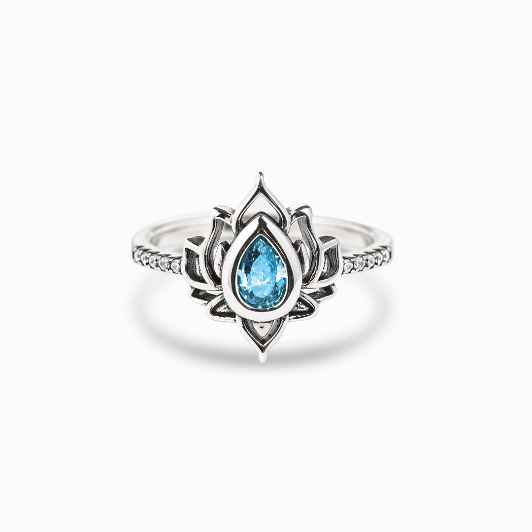 F♥︎ck It And Begin Again Lotus Ring