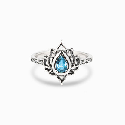 F♥︎ck It And Begin Again Lotus Ring