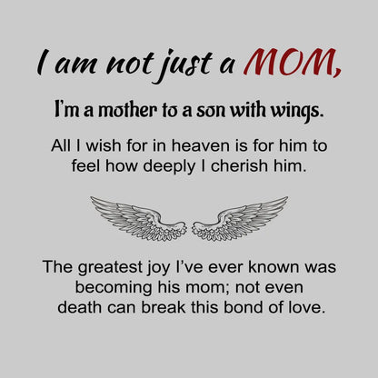 I’m A Mother To A Son With Wings Name Personalized Ring