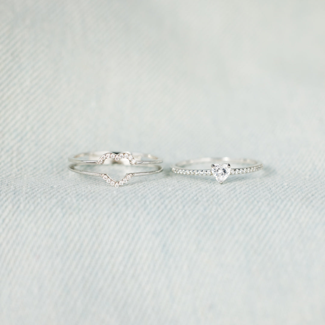 For Granddaughter - You Are Always In Mine Layered Heart S925 Ring