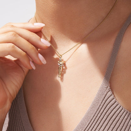 Unity Hug Couple Necklace