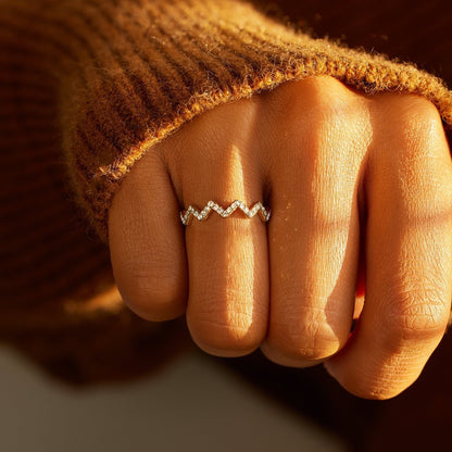 925 Sterling Silver To Daughter From Mom Highs And Lows Ring