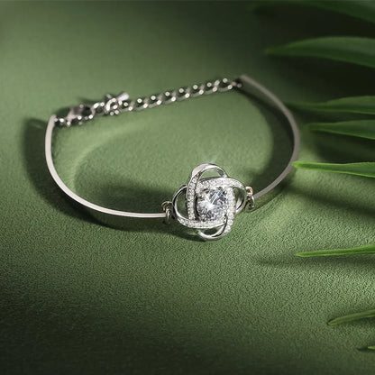 FOR FRIEND - I LOVE YOU DIAMOND KNOT BRACELET