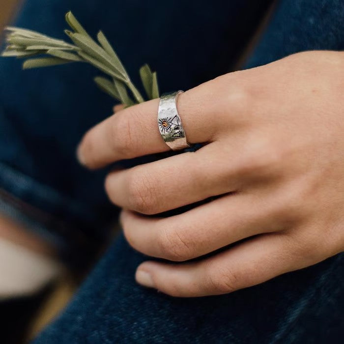 925 Sunset Valley Ring [Adjustable size]