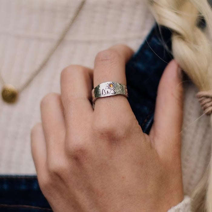 925 Sunset Valley Ring [Adjustable size]