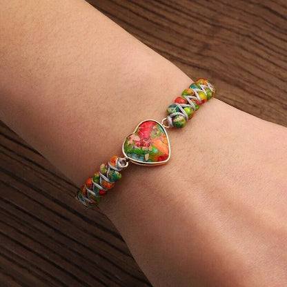 Passionate Heart Jasper Bracelet - The best gift for loved ones