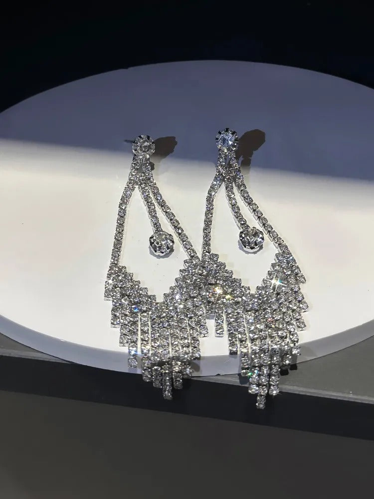 Rhombic Twinkle Earrings