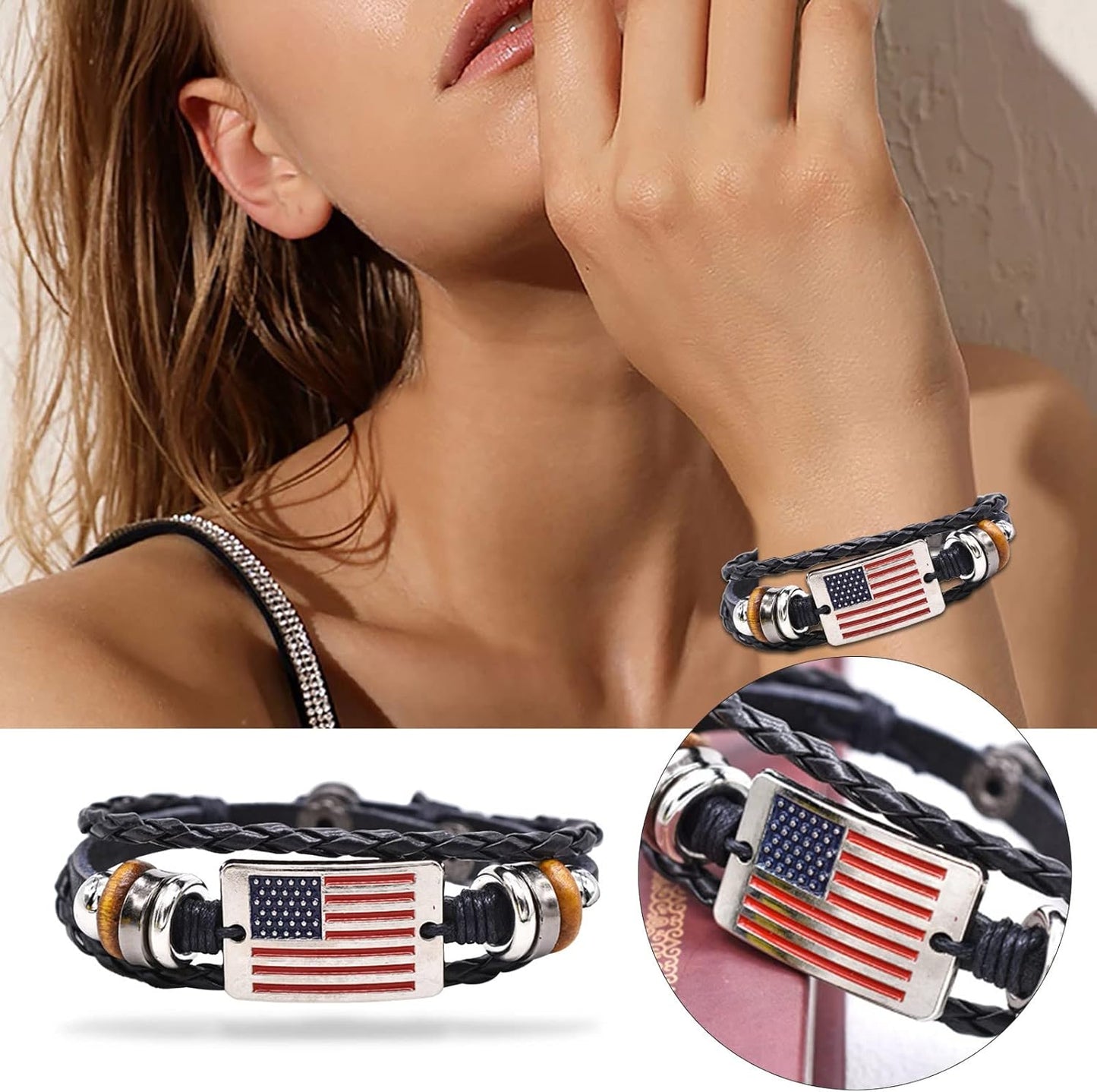 🇺🇸 The Unyielding Leather Cuff Bracelet