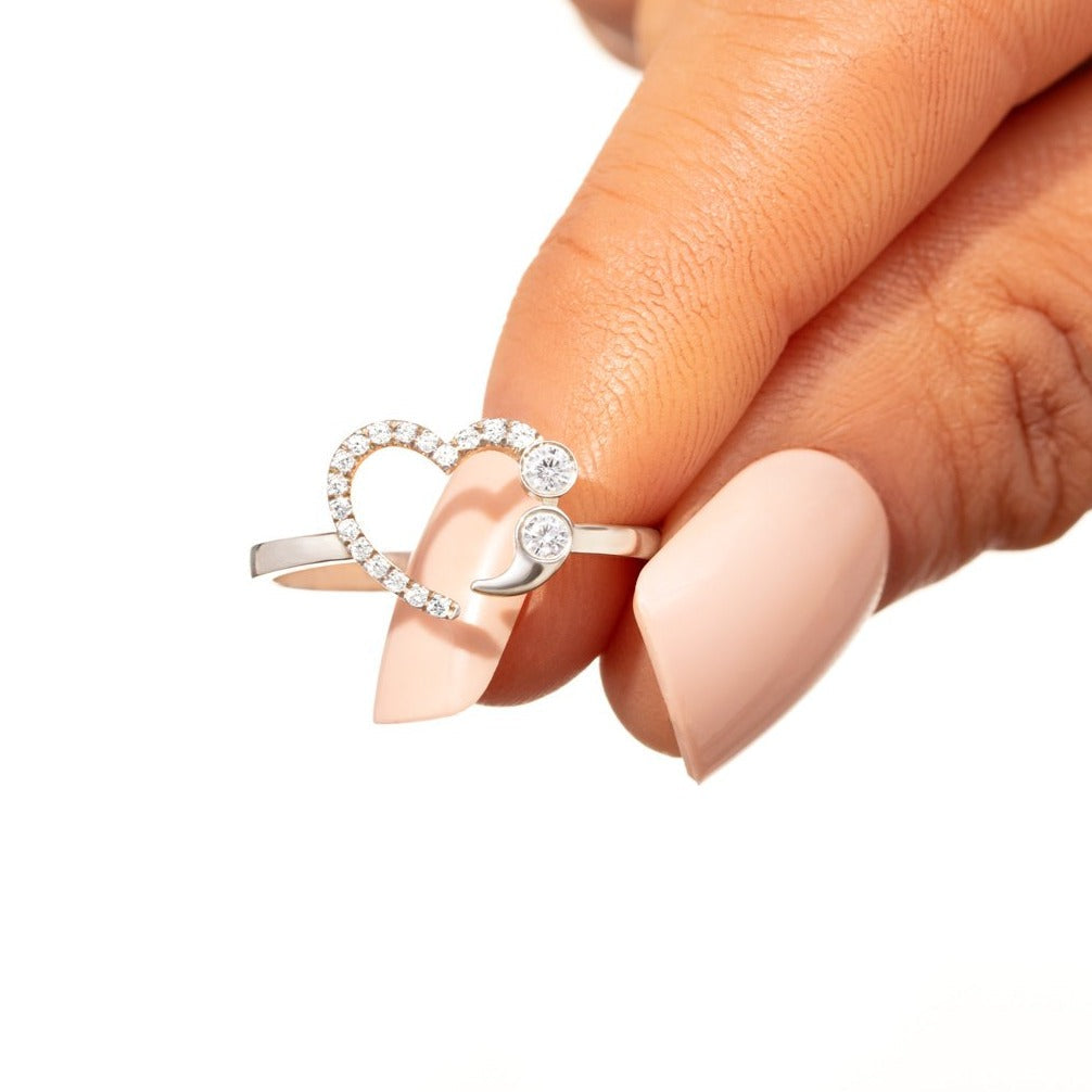 You Are Enough Semicolon Ring