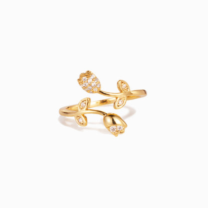 For Sisters Tulip Flower Ring