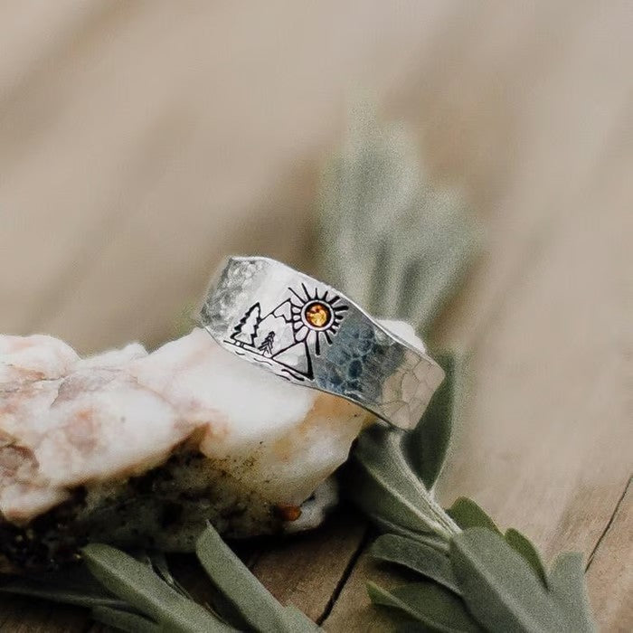 925 Sunset Valley Ring [Adjustable size]
