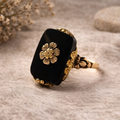 Vintage Black Stone Ring
