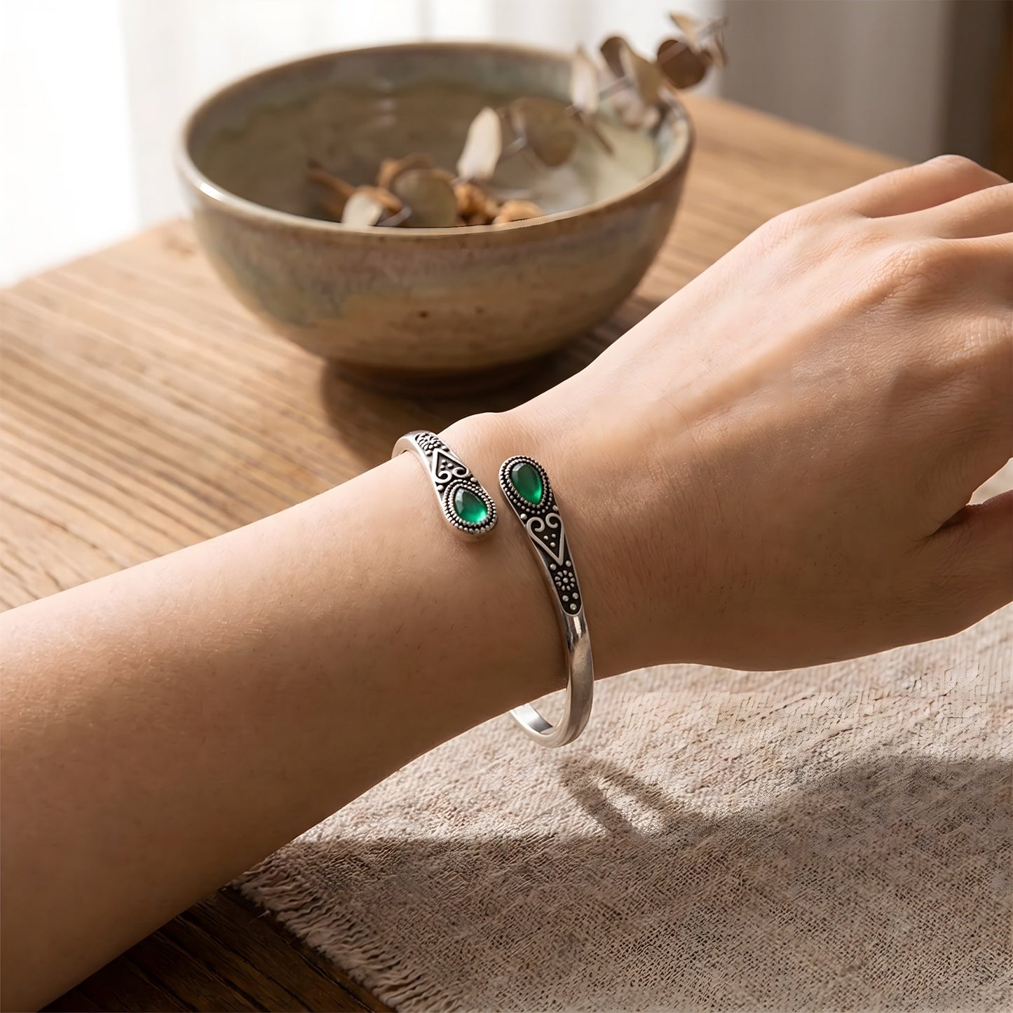 Tribal Gemstone Vintage Bracelet