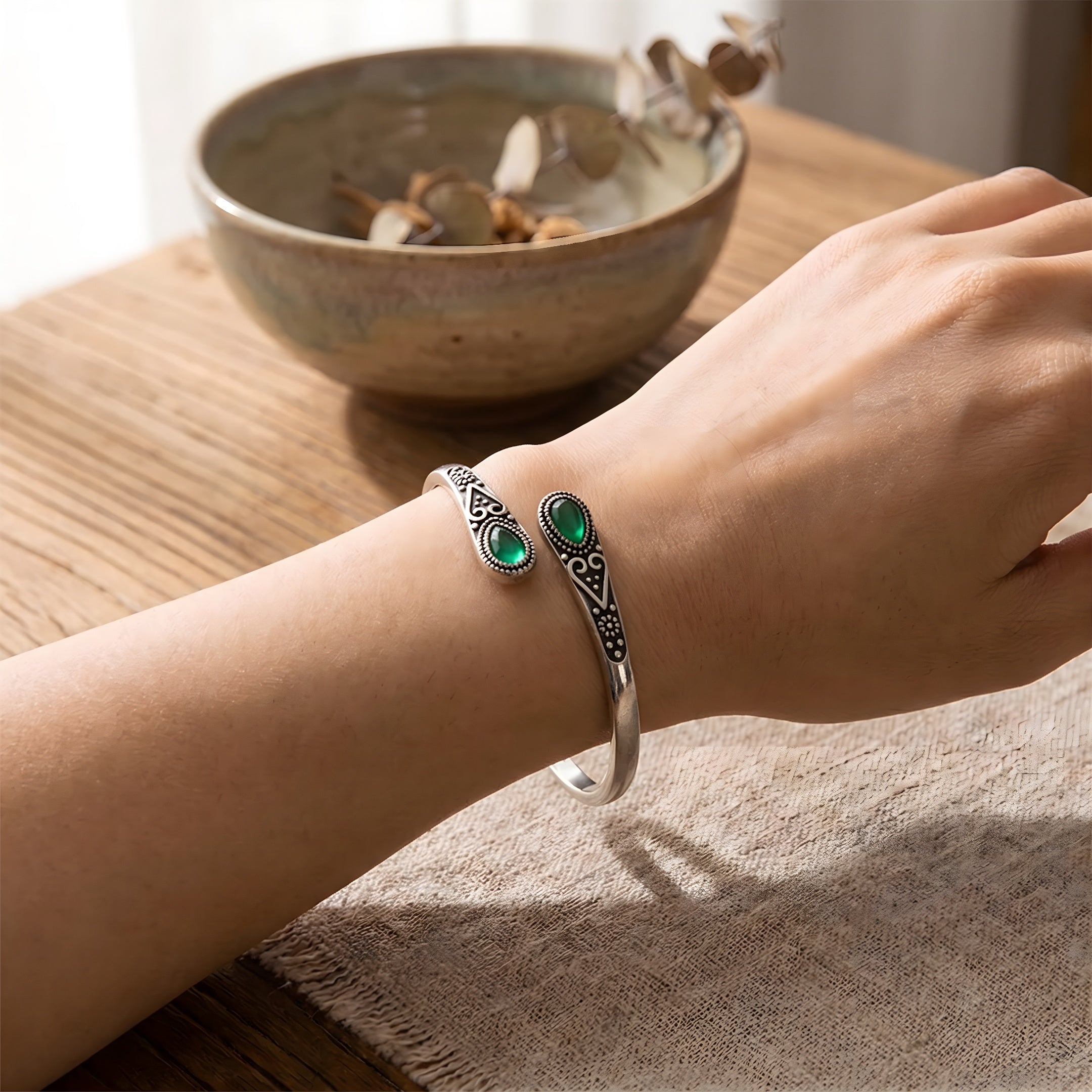 Tribal Gemstone Vintage Bracelet