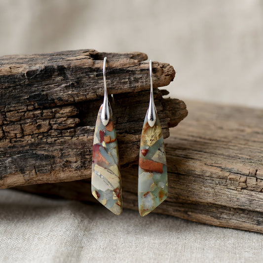 Unique Natural Stone Earrings