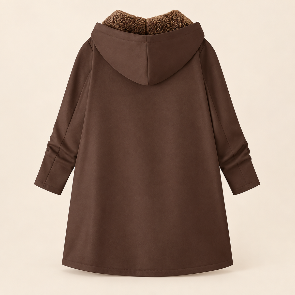 Lillian™ | Cozy Sherpa-Lined Hooded Coat