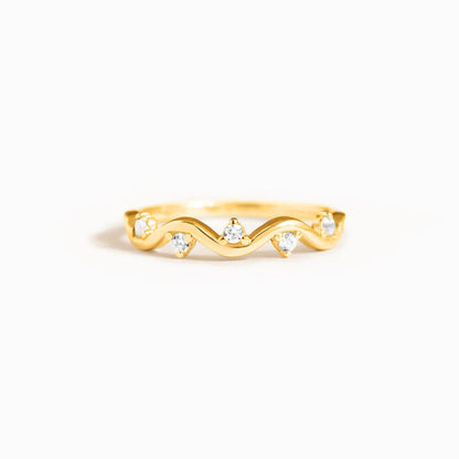 925 Sterling Silver Healing Is Not Linear Self Love Highs And Lows Wave Ring
