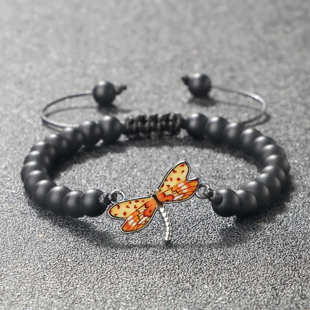 FOR MEMORIAL - THEY FLY WITH US EVERY DAY DRAGONFLY BRACELET