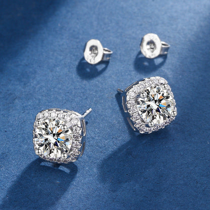 Aria Square Radiant Set | White Gold