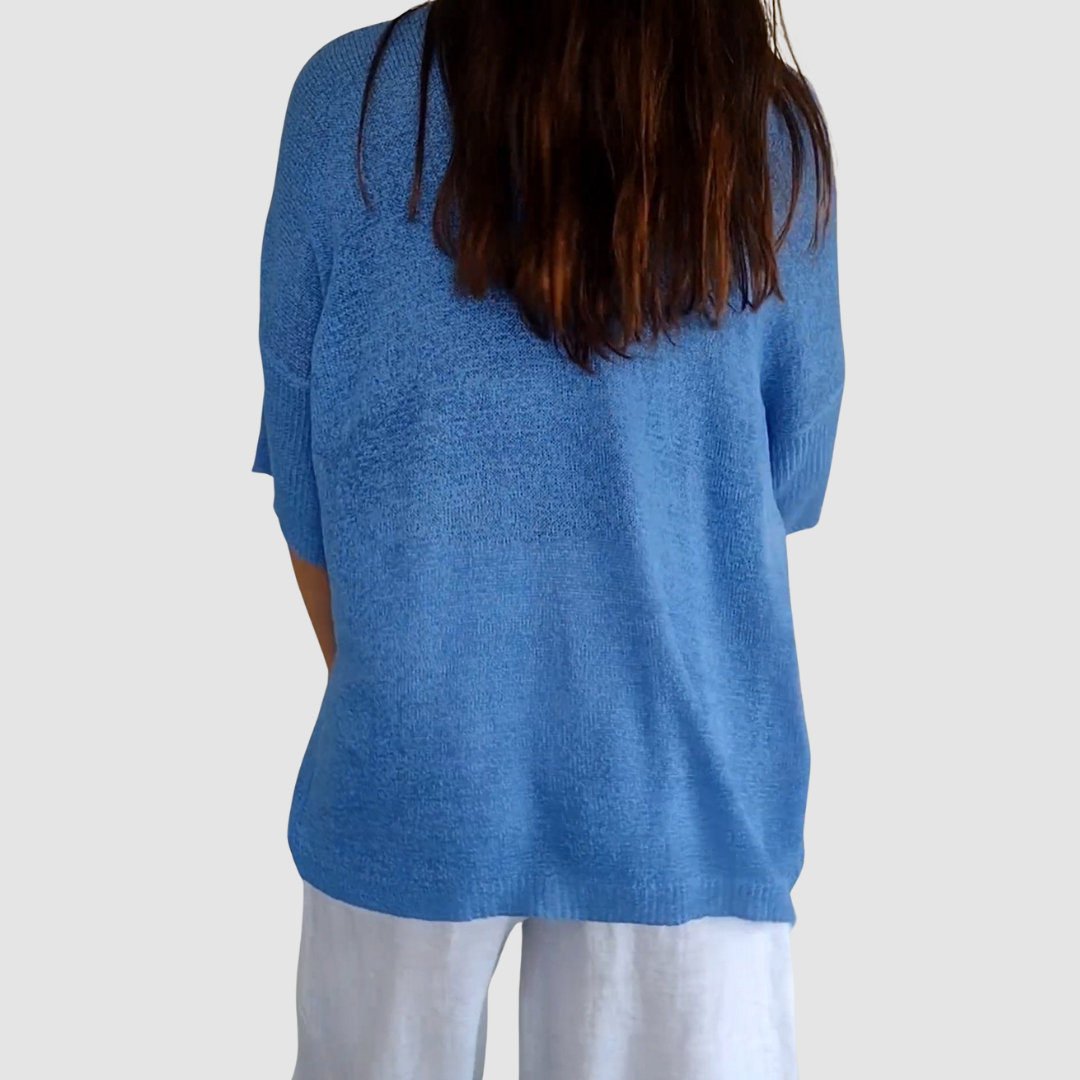 Camille™ Knit V-Neck Top