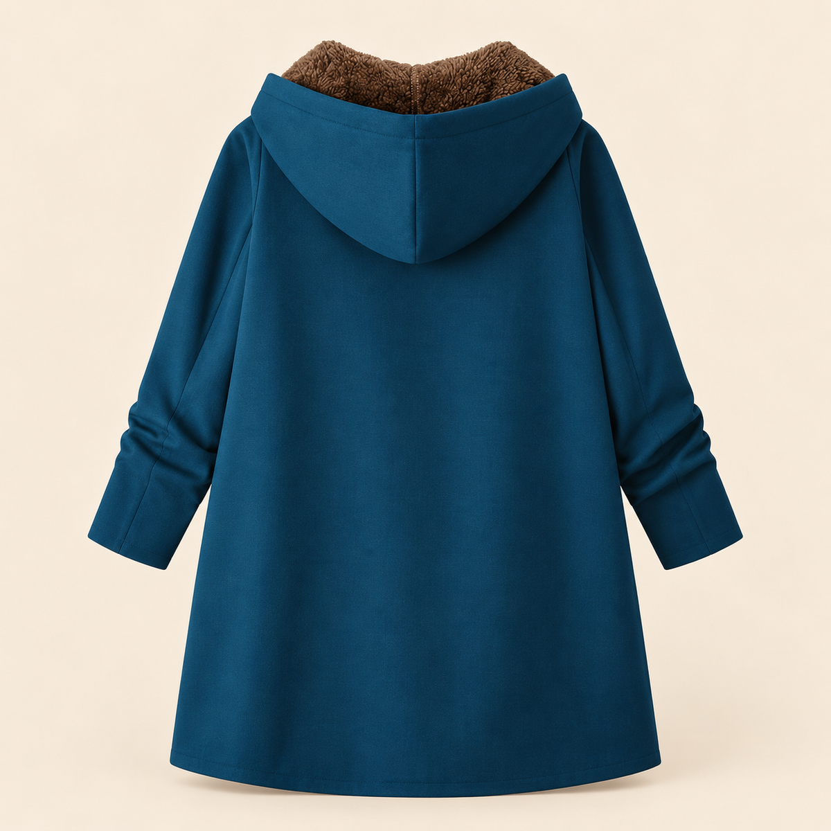 Lillian™ | Cozy Sherpa-Lined Hooded Coat
