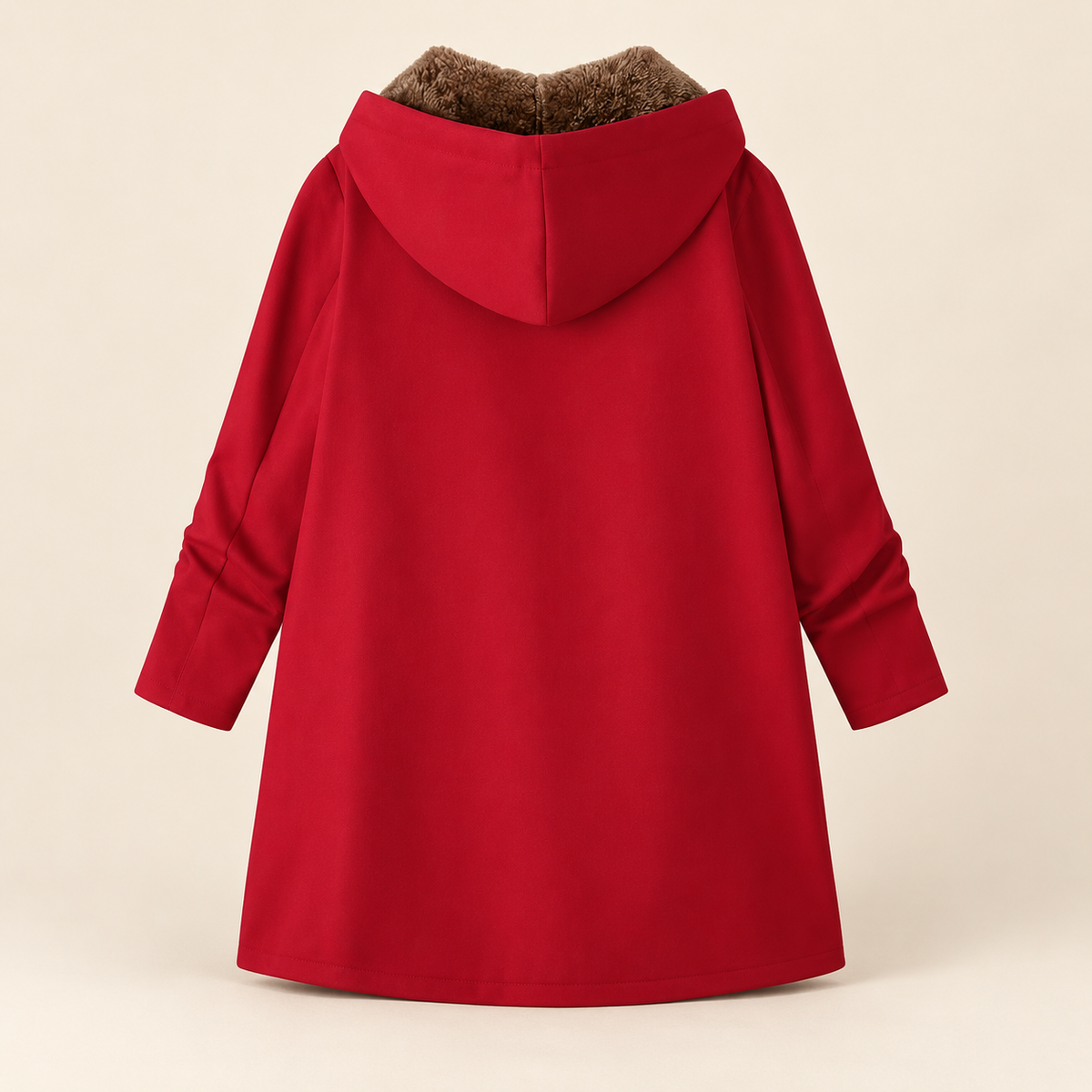 Lillian™ | Cozy Sherpa-Lined Hooded Coat