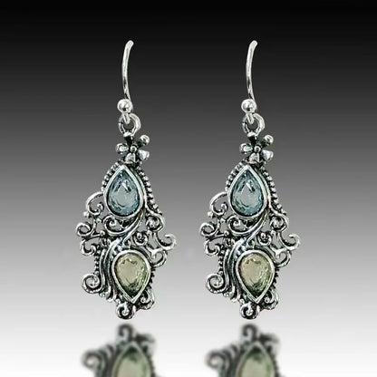 Vintage Filigree Teardrop Earrings